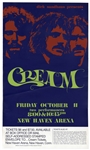 Cream Concert Poster From October 1968 -- From Their Farewell Tour Lasting Only 1 Month